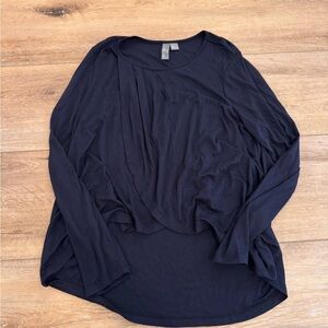 Sweaty Betty Long Sleeve Top in Navy